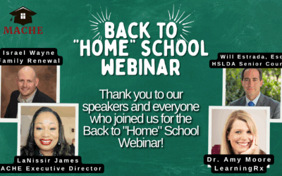 Back to “Home” School Webinar